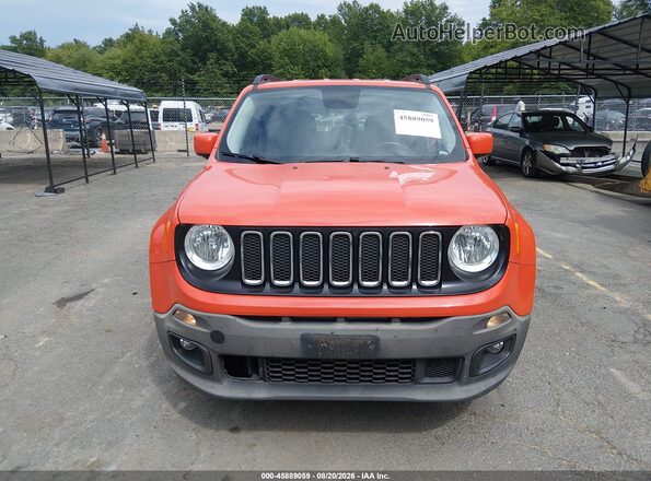 ZACCJABBXHPE72288 2017 JEEP RENEGADE Orange Instrument cluster view