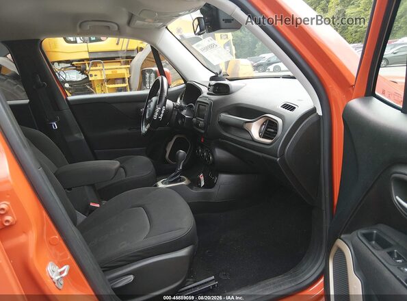 ZACCJABBXHPE72288 2017 JEEP RENEGADE Orange Front interior view