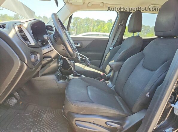 ZACCJABBXHPE88992 2017 JEEP RENEGADE Black Widok wnętrza z przodu