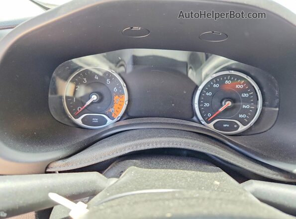 ZACCJABBXHPF62461 2017 JEEP RENEGADE Red ხელსაწყოთა პანელის ხედი