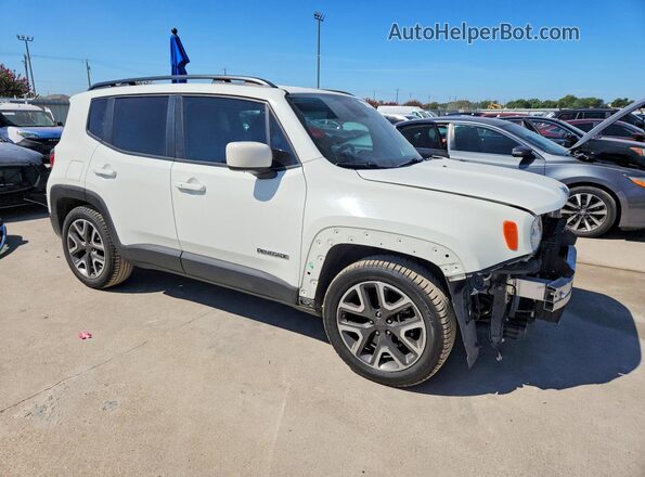 ZACCJABBXJPG83545 2018 JEEP RENEGADE White Передня права чверть