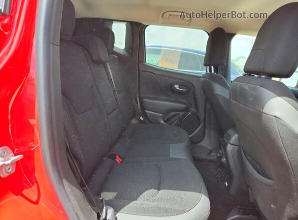 ZACCJABBXJPH29830 2018 JEEP RENEGADE Red Rear seats view