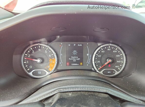 ZACCJABBXJPH29830 2018 JEEP RENEGADE Red Instrument cluster view