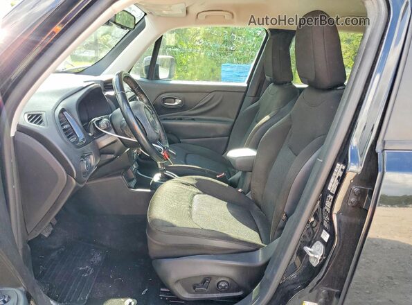 ZACCJABBXJPH77280 2018 JEEP RENEGADE Black Widok wnętrza z przodu
