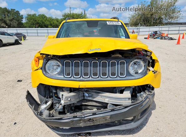 ZACCJABBXJPH83676 2018 JEEP RENEGADE Желтый Вид спереди