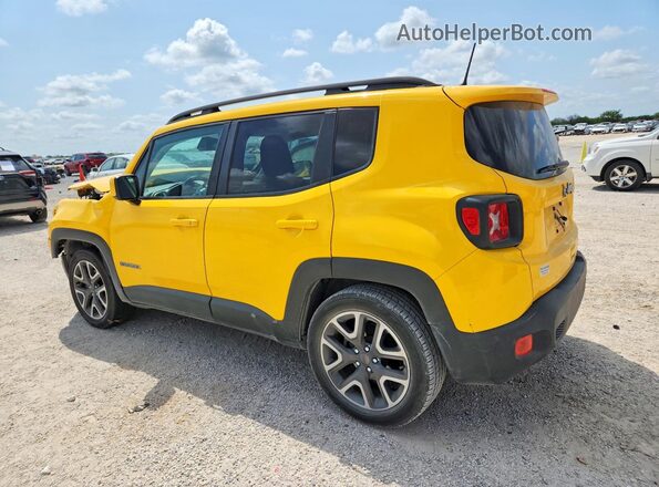 ZACCJABBXJPH83676 2018 JEEP RENEGADE Желтый Задняя левая четверть