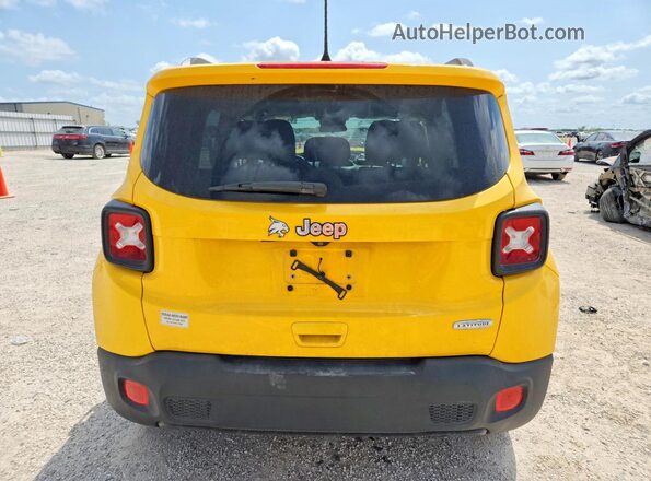 ZACCJABBXJPH83676 2018 JEEP RENEGADE Желтый Вид сзади