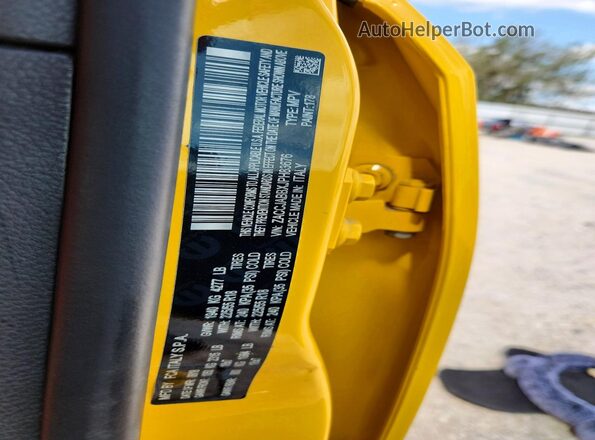ZACCJABBXJPH83676 2018 JEEP RENEGADE Желтый Вид подкапотного пространства
