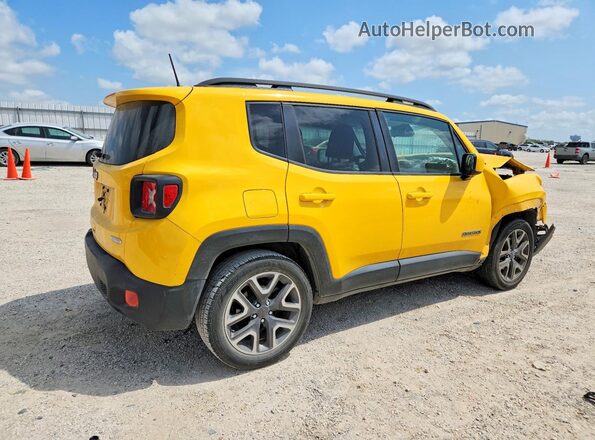 ZACCJABBXJPH83676 2018 JEEP RENEGADE Желтый Задняя правая четверть