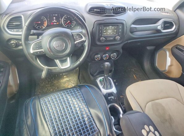 ZACCJABT1GPC48916 2016 JEEP RENEGADE Синий Вид панели приборов