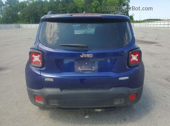 ZACCJABT1GPC48916 2016 JEEP RENEGADE Синий Вид сзади