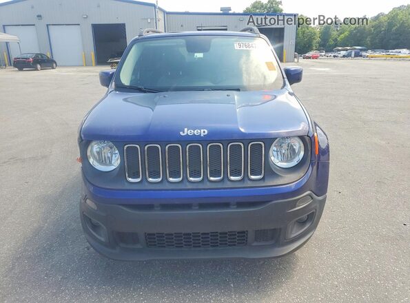 ZACCJABT1GPC48916 2016 JEEP RENEGADE Синий Вид спереди