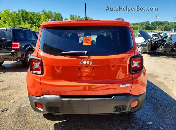 ZACCJABT1GPC60998 2016 JEEP RENEGADE Оранжевый Вид сзади
