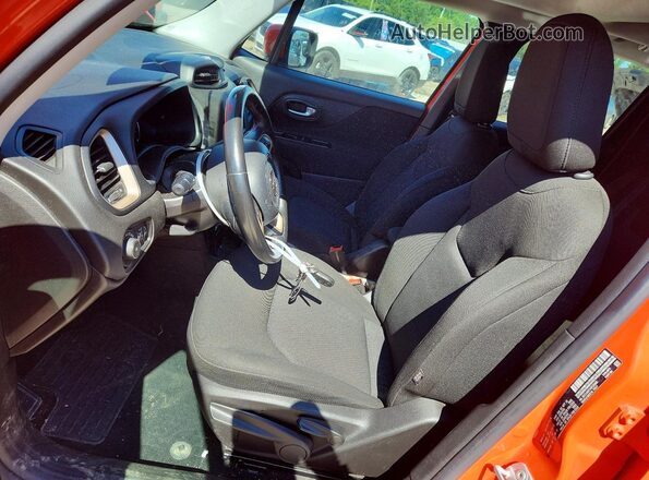 ZACCJABT1GPC60998 2016 JEEP RENEGADE Оранжевый Вид салона спереди