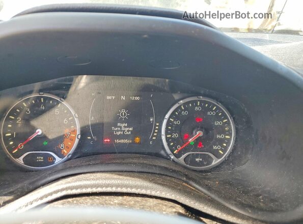 ZACCJABT2GPD44909 2016 JEEP RENEGADE Silver Widok zestawu wskaźników