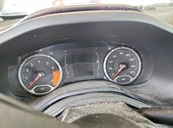 ZACCJABT3GPD65459 2016 JEEP RENEGADE Black Widok zestawu wskaźników