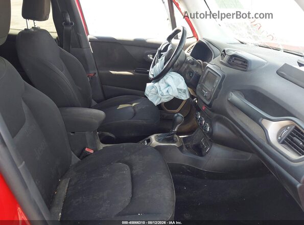 ZACCJABT3GPD73352 2016 JEEP RENEGADE Red Вид салону спереду