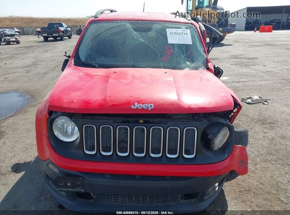 ZACCJABT3GPD73352 2016 JEEP RENEGADE Red Вид панелі приладів