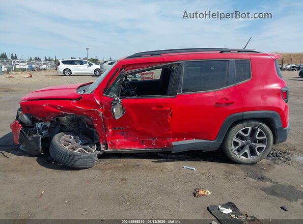 ZACCJABT3GPD73352 2016 JEEP RENEGADE Red Вид задньої частини салону