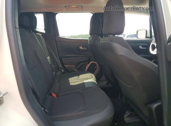 ZACCJABT4GPC65032 2016 JEEP RENEGADE White Вид задніх сидінь