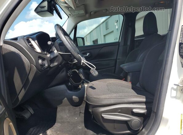 ZACCJABT4GPC65032 2016 JEEP RENEGADE White Вид салону спереду