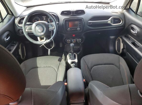 ZACCJABT4GPC65032 2016 JEEP RENEGADE White Вид панелі приладів