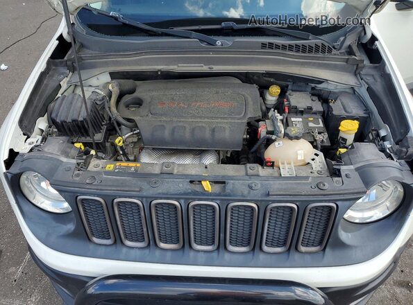 ZACCJABT4GPC65032 2016 JEEP RENEGADE White Вид задньої частини салону