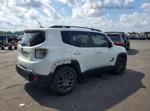 ZACCJABT4GPC65032 2016 JEEP RENEGADE White Задня права чверть