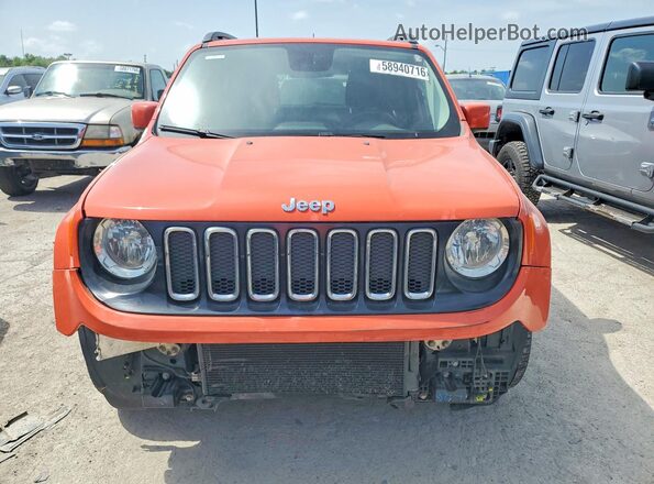 ZACCJABT5GPD84532 2016 JEEP RENEGADE Orange Front view