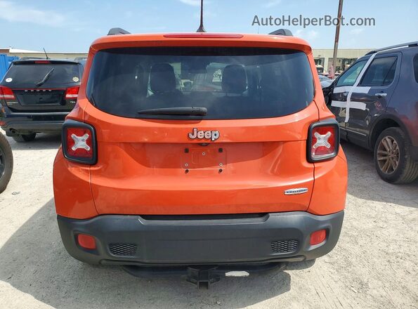 ZACCJABT5GPD84532 2016 JEEP RENEGADE Orange Rear view