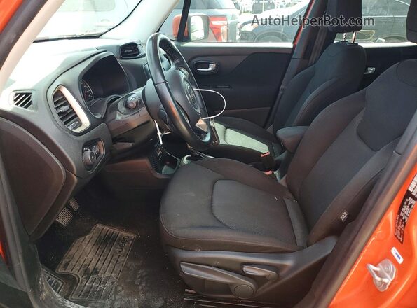 ZACCJABT5GPD84532 2016 JEEP RENEGADE Orange Front interior view