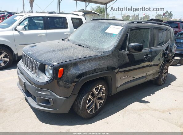 ZACCJABT5GPE03449 2016 JEEP RENEGADE Black წინა მარცხენა ხედი სამი მეოთხედიდან