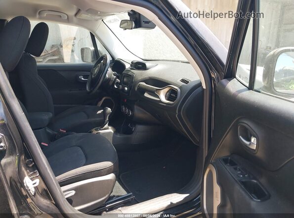 ZACCJABT5GPE03449 2016 JEEP RENEGADE Black წინა სალონის ხედი