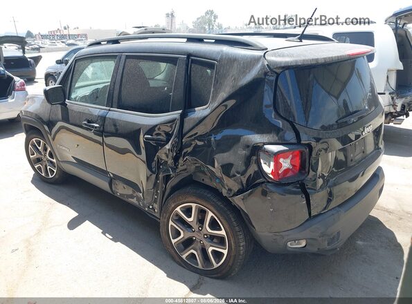 ZACCJABT5GPE03449 2016 JEEP RENEGADE Black უკანა მარცხენა