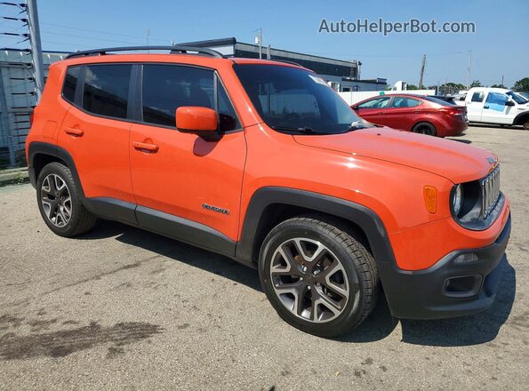 ZACCJABT5GPE14189 2016 JEEP RENEGADE Orange Delantero derecho