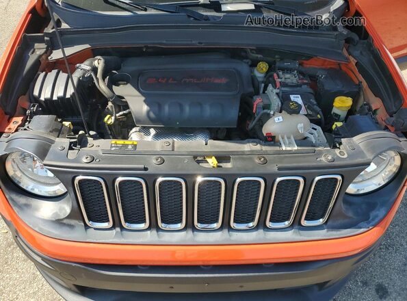 ZACCJABT5GPE14189 2016 JEEP RENEGADE Orange Vista del compartimento del motor
