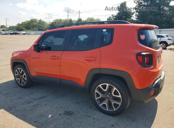 ZACCJABT5GPE14189 2016 JEEP RENEGADE Orange Trasero izquierdo