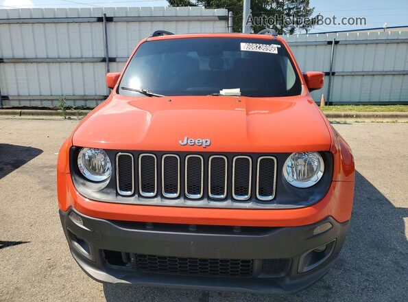 ZACCJABT5GPE14189 2016 JEEP RENEGADE Orange Vista frontal