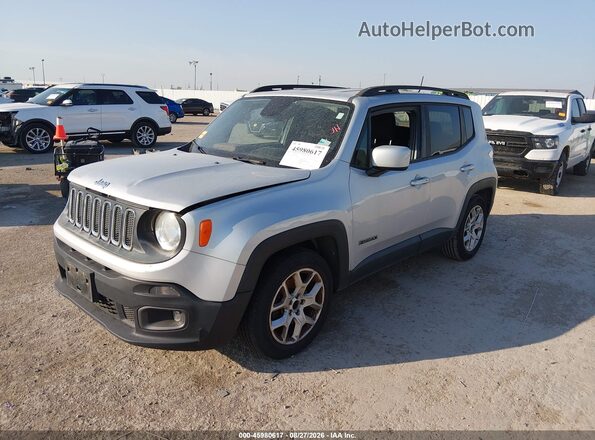 ZACCJABT5GPE34894 2016 JEEP RENEGADE Silver Առջևի ձախ երեք քառորդ տեսարան