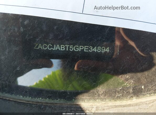 ZACCJABT5GPE34894 2016 JEEP RENEGADE Silver 