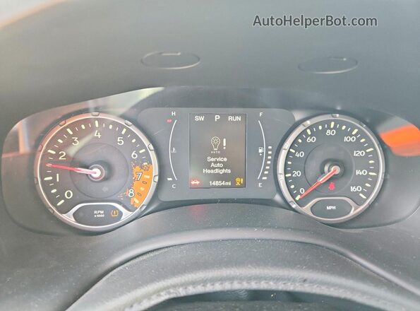 ZACCJABT5GPE37648 2016 JEEP RENEGADE Black Vista del cuadro de instrumentos