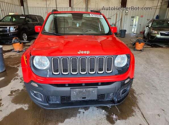 ZACCJABT6GPC60236 2016 JEEP RENEGADE Red Front view