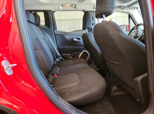 ZACCJABT6GPC60236 2016 JEEP RENEGADE Red Rear seats view
