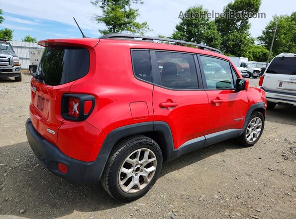 ZACCJABT6GPD08141 2016 JEEP RENEGADE Красный Задняя правая четверть