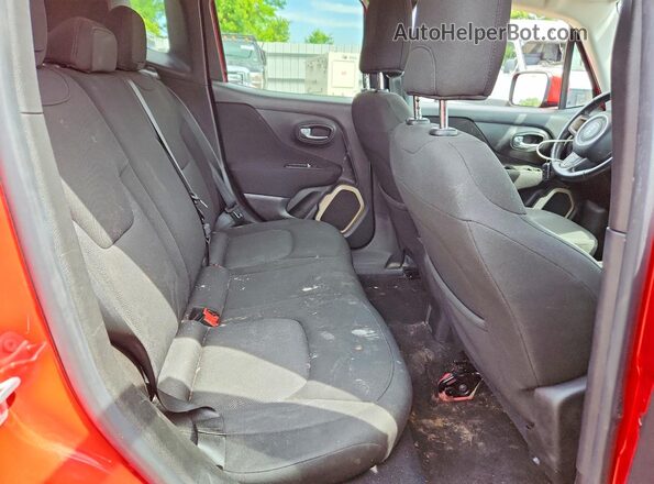 ZACCJABT6GPD08141 2016 JEEP RENEGADE Красный Вид задних сидений