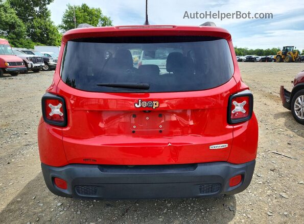 ZACCJABT6GPD08141 2016 JEEP RENEGADE Красный Вид сзади