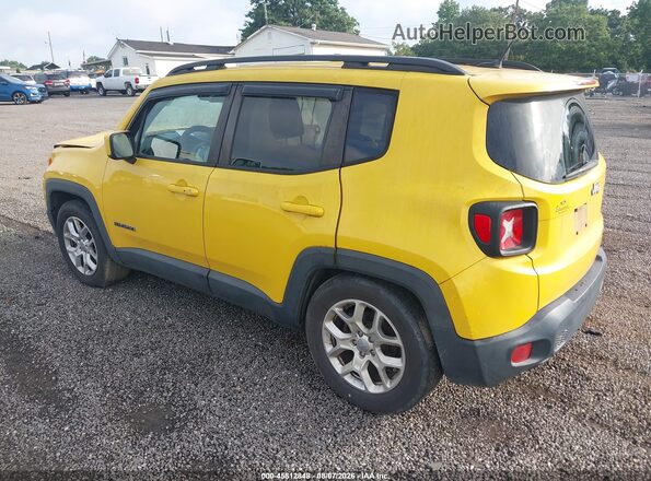 ZACCJABT6GPD15106 2016 JEEP RENEGADE Yellow Задня ліва чверть