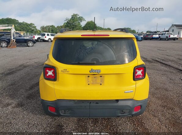 ZACCJABT6GPD15106 2016 JEEP RENEGADE Yellow 
