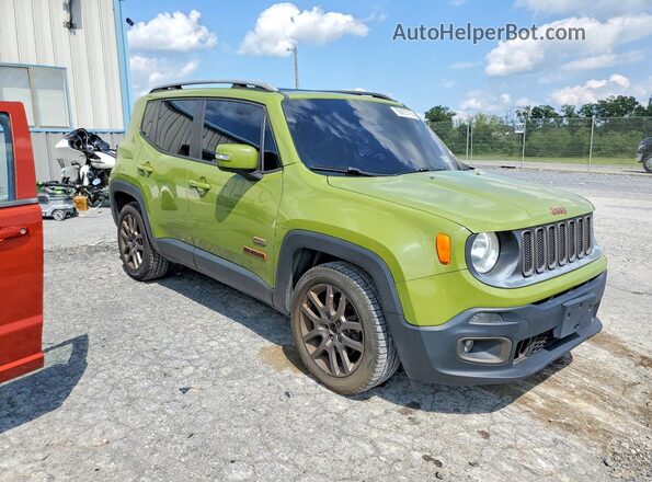 ZACCJABT6GPD45478 2016 JEEP RENEGADE Green Передня права чверть