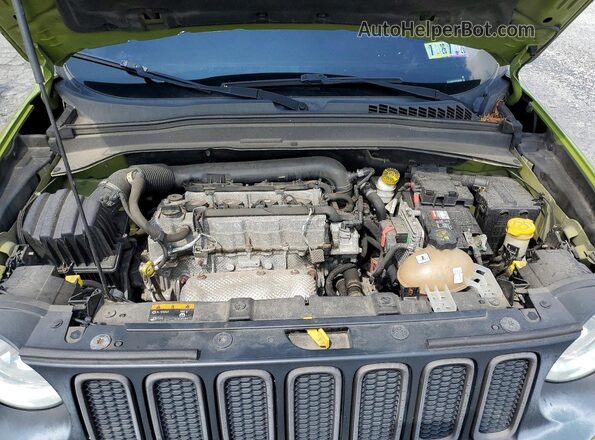 ZACCJABT6GPD45478 2016 JEEP RENEGADE Green Вид підкапотного простору